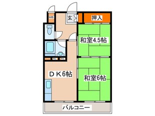 アルファスクエア北１３条の物件間取画像